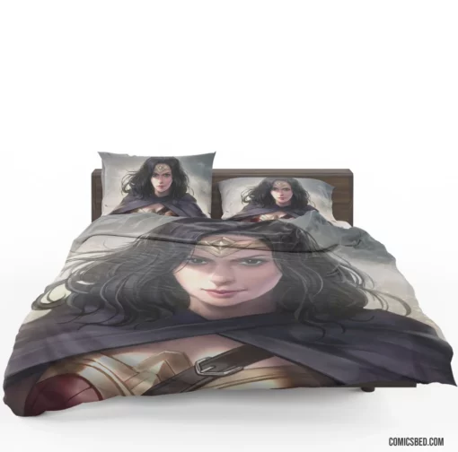 Empowering Wonder Woman Grace Personified Strength Comic Bedding Set