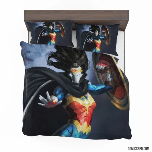 Empowering Wonder Woman Graceful Defender Spirit Comic Bedding Set 1