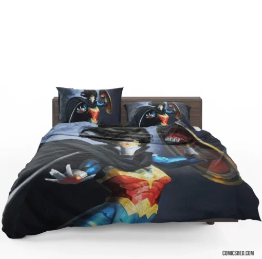 Empowering Wonder Woman Graceful Defender Spirit Comic Bedding Set