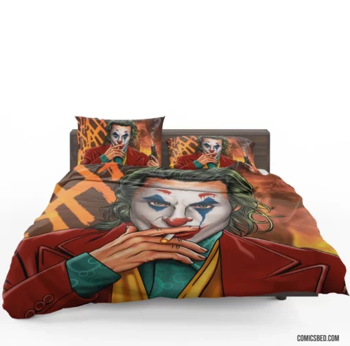 Enigmatic Joker DC Clown of Mysteries Comic Bedding Set