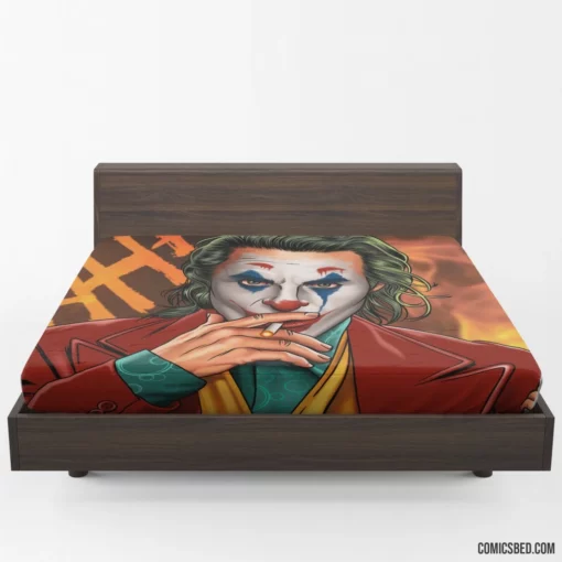 Enigmatic Joker DC Clown of Mysteries Comic Fitted Sheet