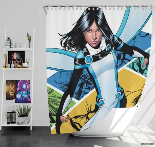 Equinox Comics Celestial Hero Shower Curtain