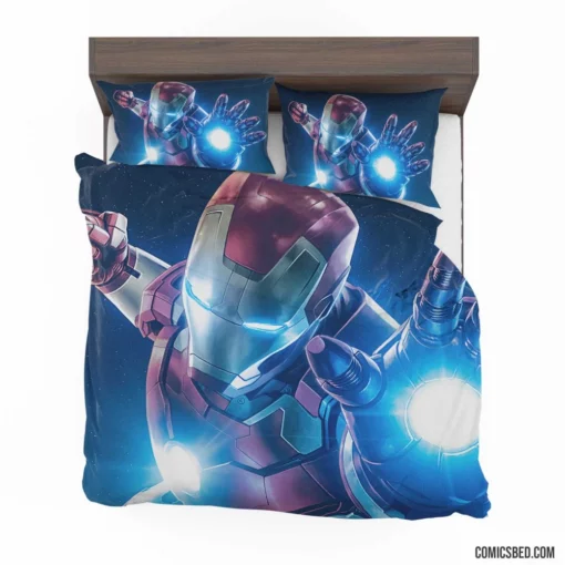 Eternal Iron Man Forging Future Eternally Comic Bedding Set 1