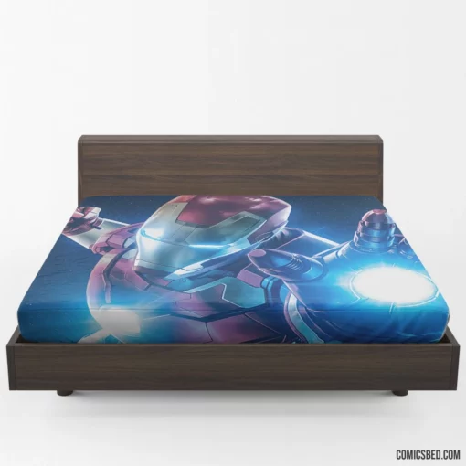 Eternal Iron Man Forging Future Eternally Comic Fitted Sheet