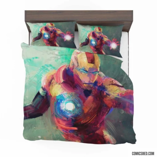 Eternal Iron Man Heartbeat of Progress Comic Bedding Set 1