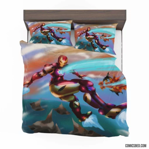 Eternal Iron Man Heroic Spirit Lives Comic Bedding Set 1