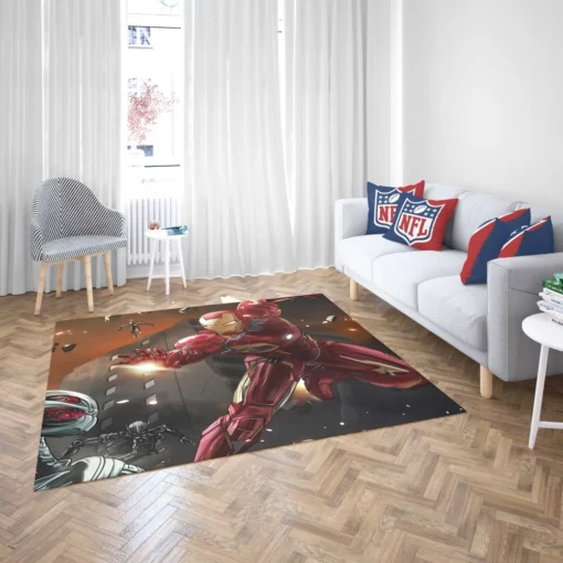 Eternal Iron Man Heroism Transcends Time Comic Rug 2