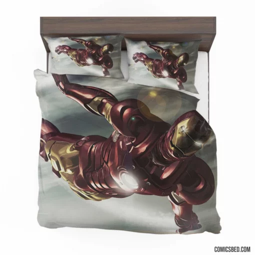 Eternal Iron Man Innovation Fueled Resilience Comic Bedding Set 1