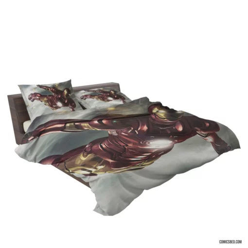 Eternal Iron Man Innovation Fueled Resilience Comic Bedding Set 2