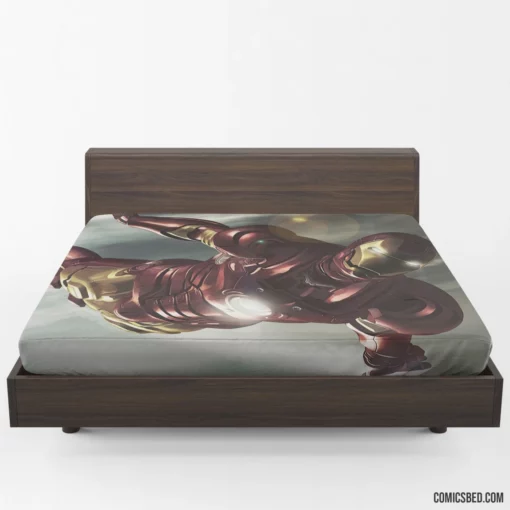 Eternal Iron Man Innovation Fueled Resilience Comic Fitted Sheet