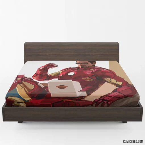 Eternal Iron Man Legacy Beyond Dimensions Comic Fitted Sheet