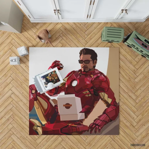 Eternal Iron Man Legacy Beyond Dimensions Comic Rug