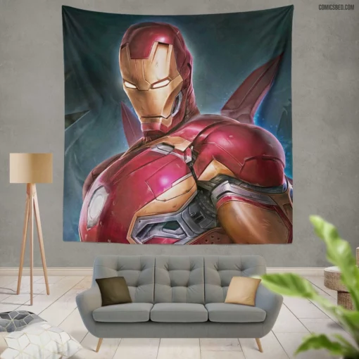 Eternal Iron Man Legacy Ignites Passion Comic Wall Tapestry