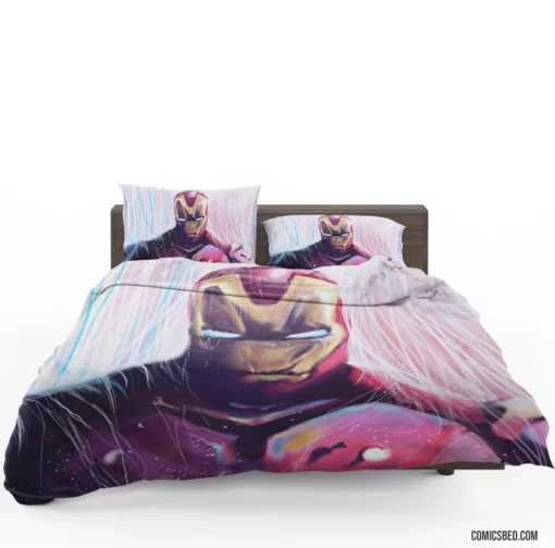 Eternal Iron Man Legend Through Ages Comic Bedding Set