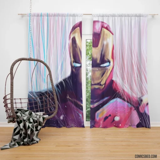 Eternal Iron Man Legend Through Ages Comic Curtain