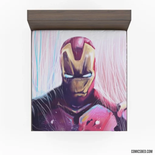 Eternal Iron Man Legend Through Ages Comic Fitted Sheet 1