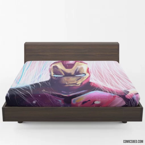 Eternal Iron Man Legend Through Ages Comic Fitted Sheet