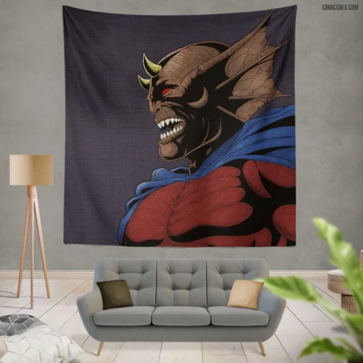 Etrigan the Demon Fiery Saga Comic Wall Tapestry