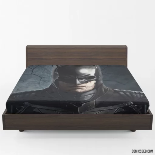 Faces of Two-Face Harvey Dent Struggle Comic Fitted Sheet