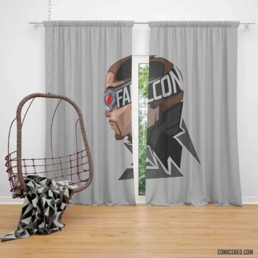 Falcon Marvel Aerial Avenger Comic Curtain