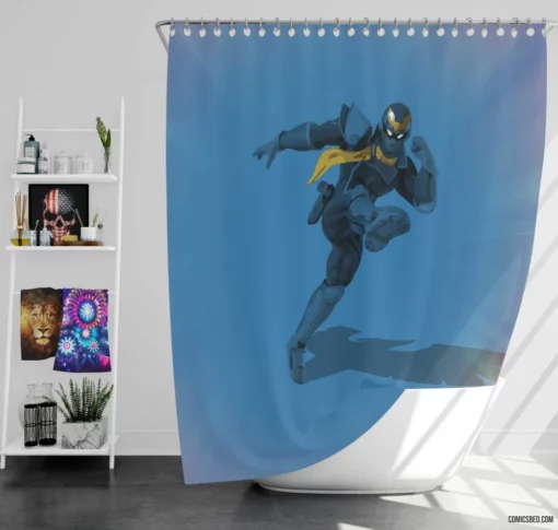 Falcon Marvel Avian Hero Comic Shower Curtain