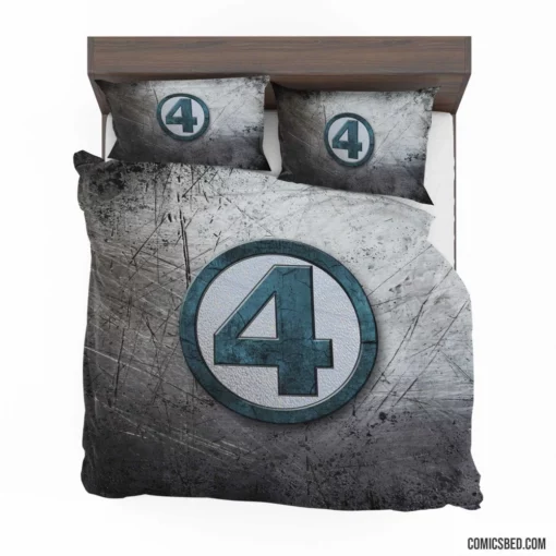 Fantastic Four Logo Marvel Iconic Comic Bedding Set 1