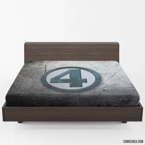 Fantastic Four Logo Marvel Iconic Comic Fitted Sheet