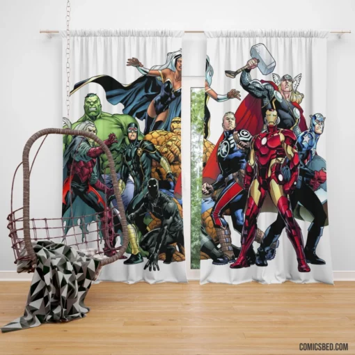 Fear Itself Avengers Trial Comic Curtain