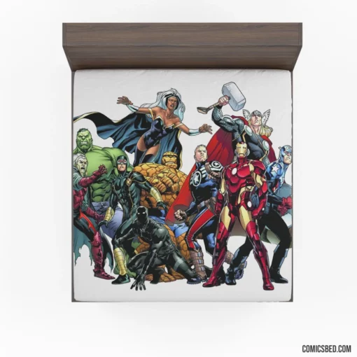 Fear Itself Avengers Trial Comic Fitted Sheet 1