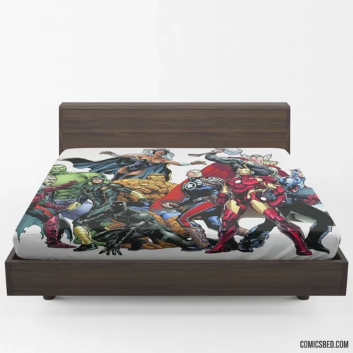 Fear Itself Avengers Trial Comic Fitted Sheet
