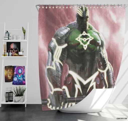 Fear Itself Titans Collide Comic Shower Curtain