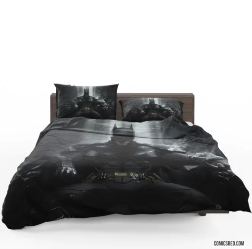 Fearless Batman DC Vigilant Guardian Heart Comic Bedding Set