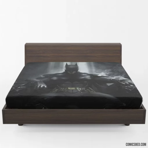 Fearless Batman DC Vigilant Guardian Heart Comic Fitted Sheet