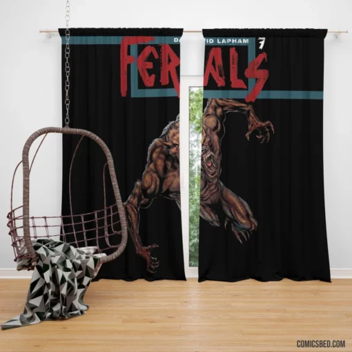 Ferals Supernatural Beasts Comic Curtain