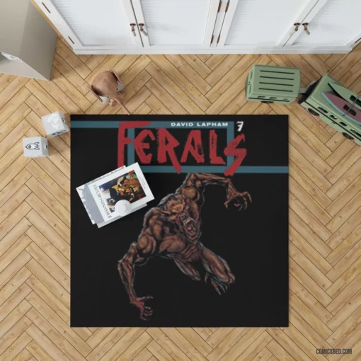 Ferals Supernatural Beasts Comic Rug