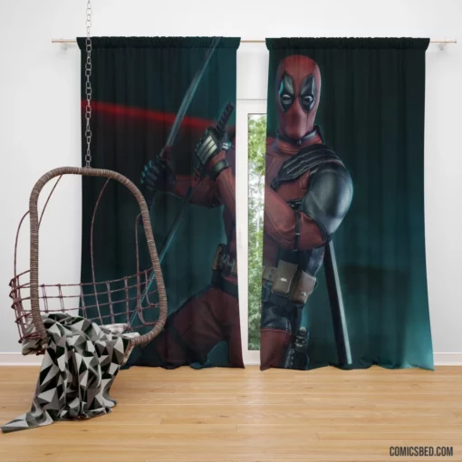 Figurine Deadpool Marvel Collectible Merc Comic Curtain