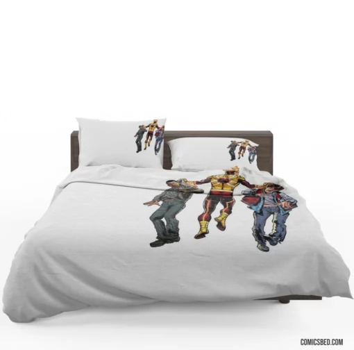 Firestorm DC Elemental Fusion Comic Bedding Set