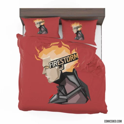 Firestorm Dual Identity Elemental Comic Bedding Set 1