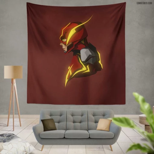 Flash Chronicles DC Speedster Saga Comic Wall Tapestry