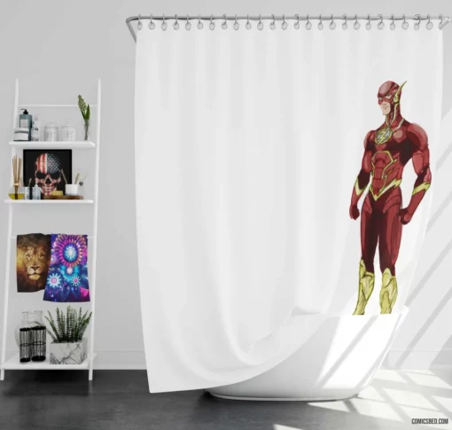 Flash DC Comics Chronicles of Justice Shower Curtain