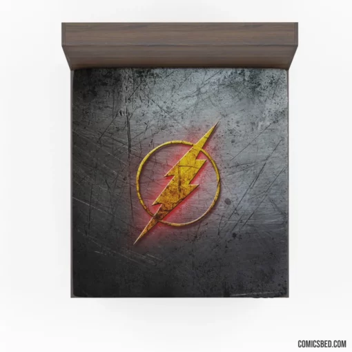 Flash DC Comics Scarlet Speedster Soars Fitted Sheet 1