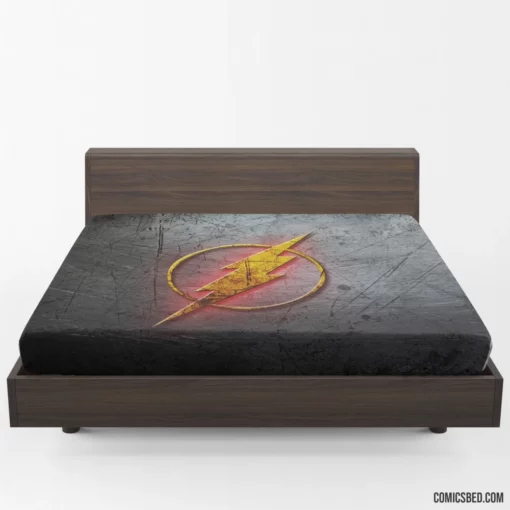 Flash DC Comics Scarlet Speedster Soars Fitted Sheet