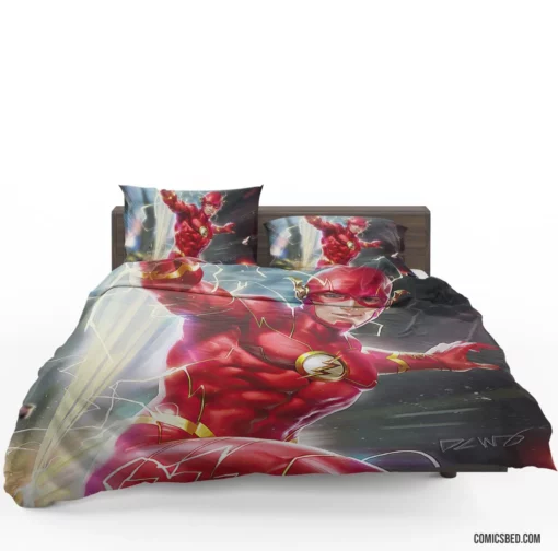 Flash DC Scarlet Speedster Comic Bedding Set