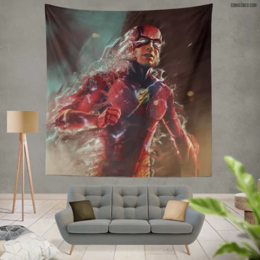 Flash DC Speedster Champion Comic Wall Tapestry