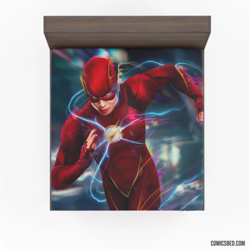 Flash DC Speedster Hero Comic Fitted Sheet 1