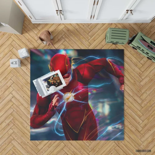 Flash DC Speedster Hero Comic Rug