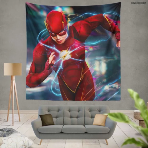 Flash DC Speedster Hero Comic Wall Tapestry