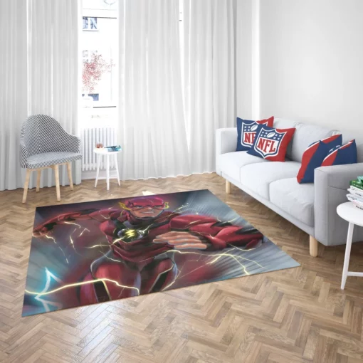 Flash DC Speedster Superhero Comic Rug 2