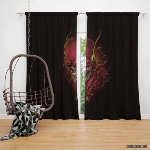 Flash DC Speedy Superhero Comic Curtain