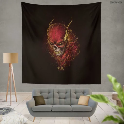 Flash DC Speedy Superhero Comic Wall Tapestry